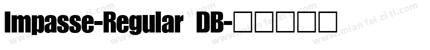 Impasse-Regular DB字体转换